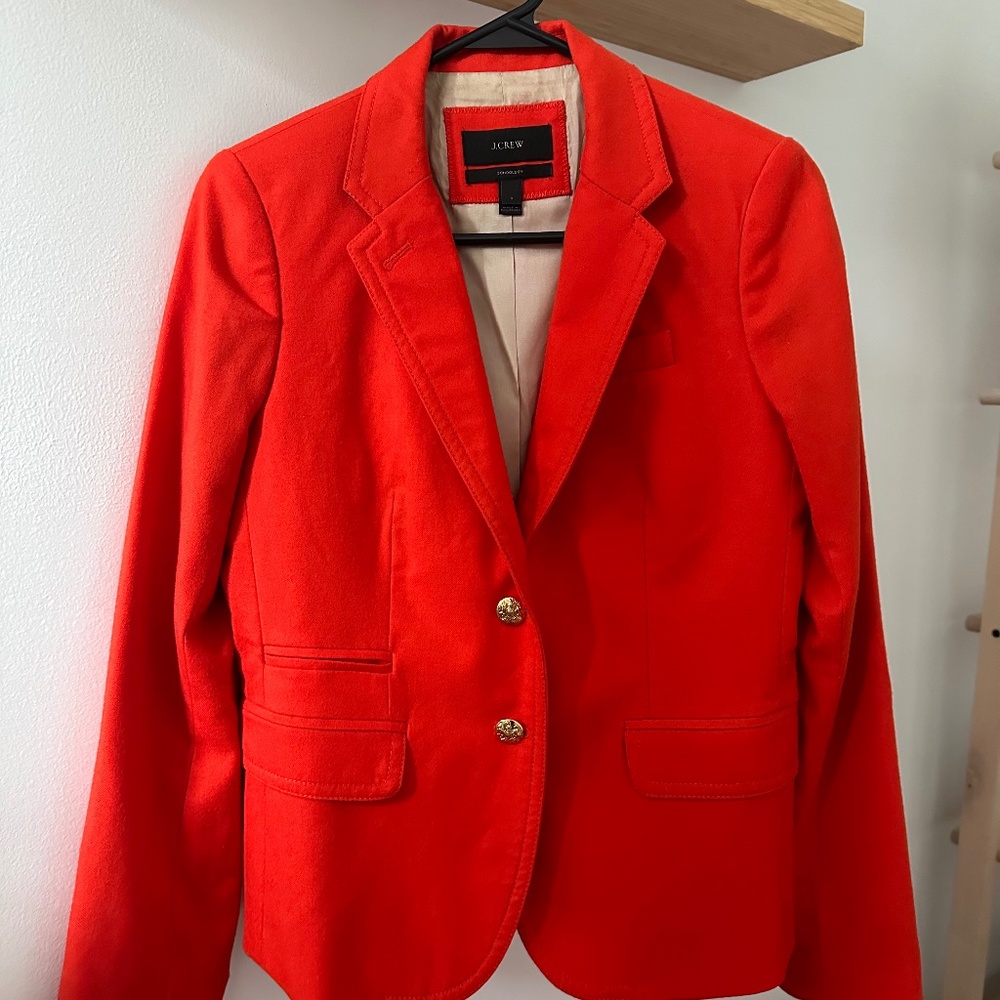 J. Crew Schoolboy Wool Blazer Size 4